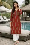Tew Alisa Pure Cotton Jaipuri Printed Kurti Wholesalers In Delhi